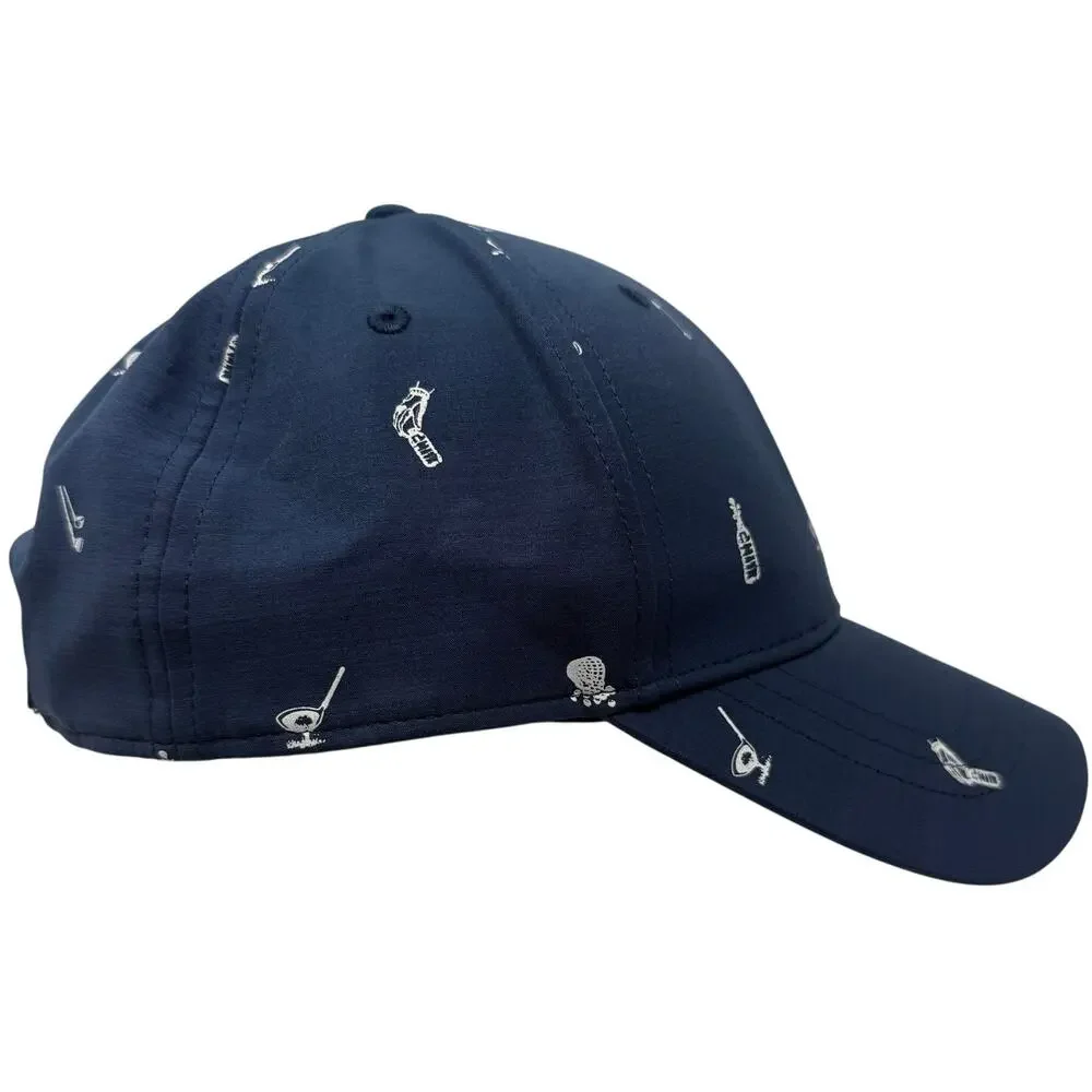 Adidas Golf Hat Navy Blue Adjustable Golf Cart Embroidery